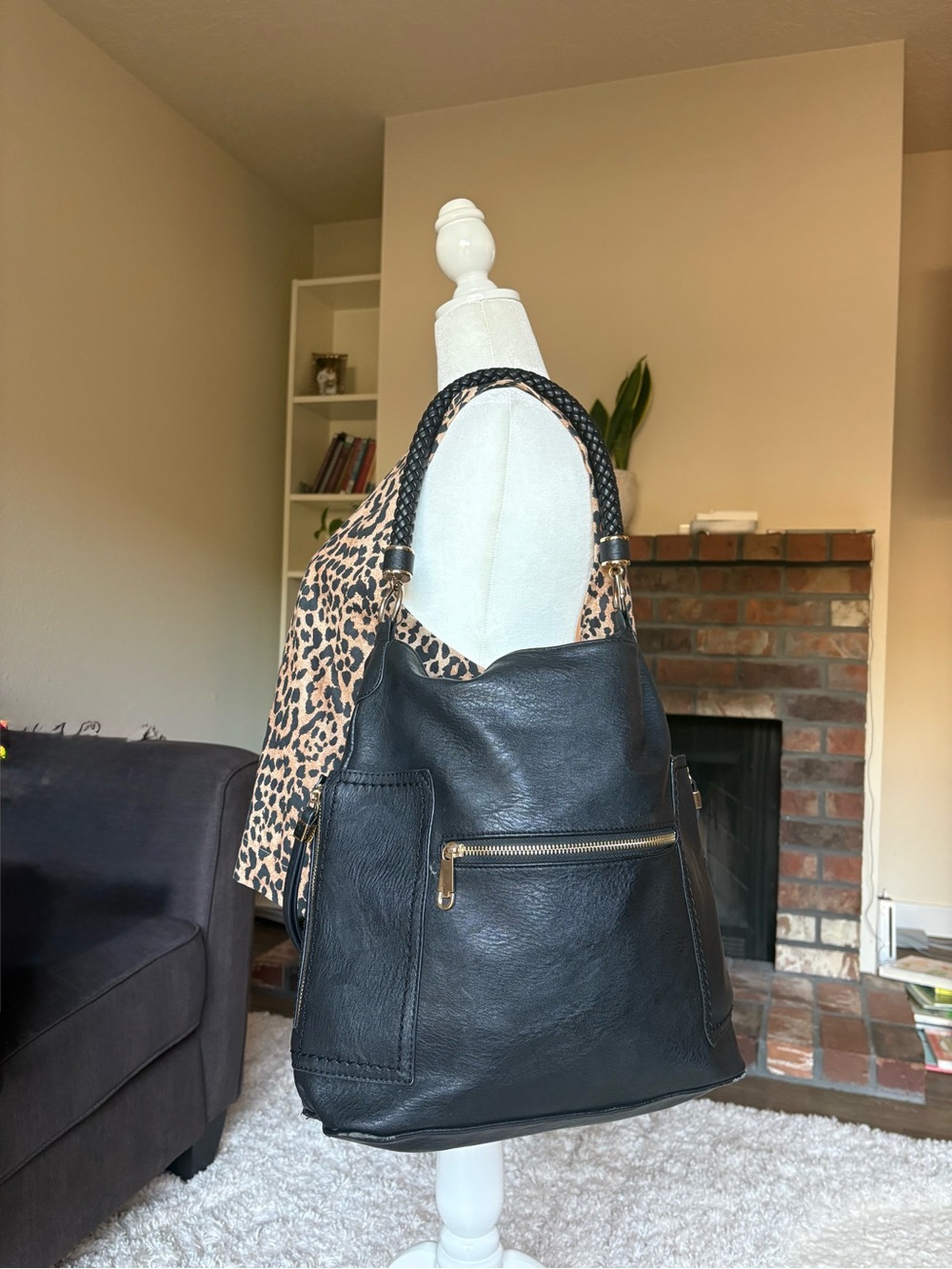 Black Shoulder Bag - Women